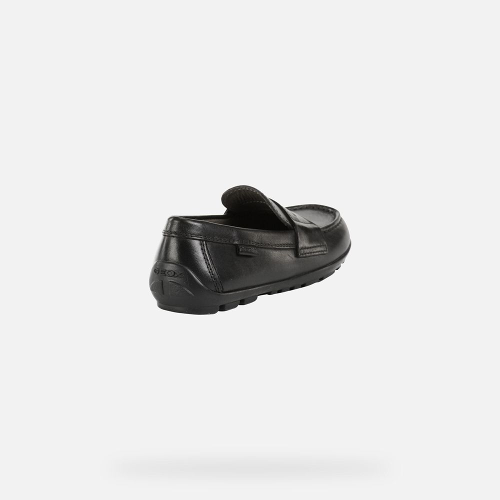 Geox Loafers Black New Fast - Geox Boys Shoes - PUQOFX823